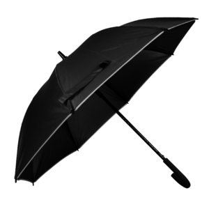 Extra Strength Straight w/ Curved Handle - 46" - Black